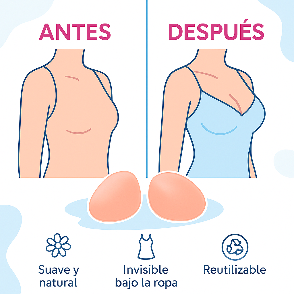 Demi Boost Inserts – Más busto, más grandes al instante ✨