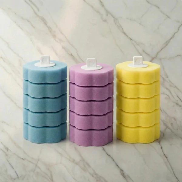 Cepillo de Limpieza de Baño abatible automático