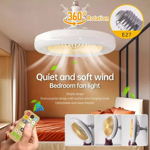 FANGLO: Ventilador de techo LED + Luz regulable