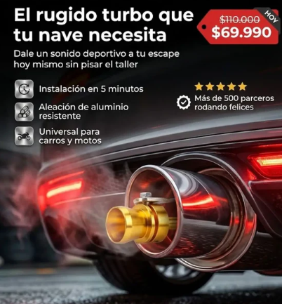 SONIDO TURBO COCHE