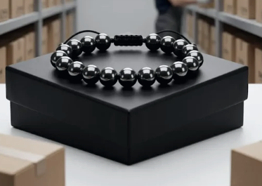 Pulsera Hematita Bolitas