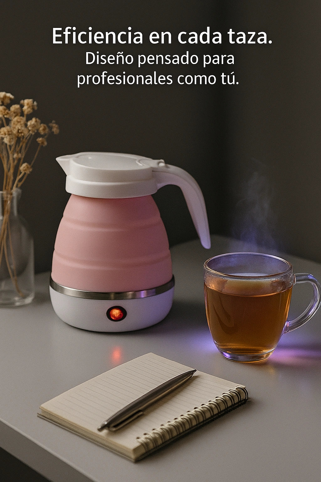 🌟 Hervidora Eléctrica Plegable – ¡Lleva el confort contigo a donde vayas!