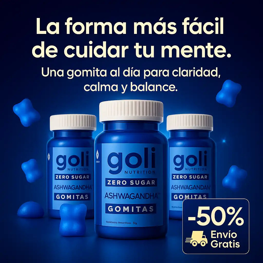 Combo Goli™ Ashwagandha Zero Sugar  ¡Y aun así deliciosas!