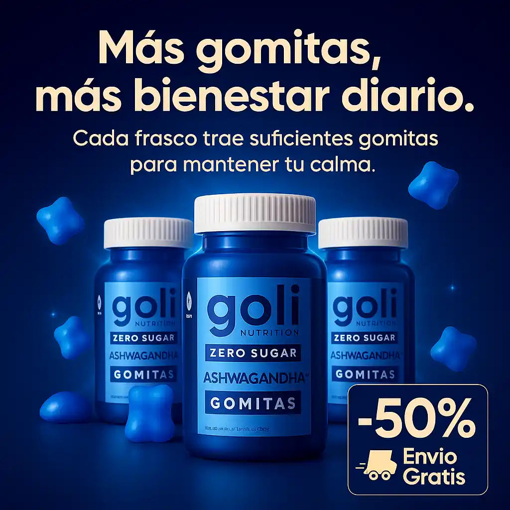 Combo Goli™ Ashwagandha Zero Sugar  ¡Y aun así deliciosas!
