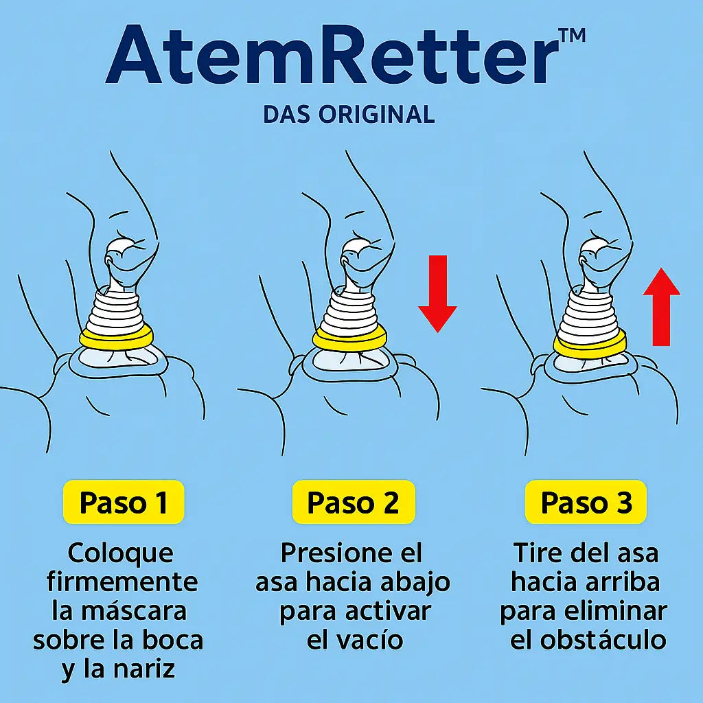 AtemRetter™ 2.0 – Dispositivo de emergencia para atragantamientos y falta de aire 🫁✅