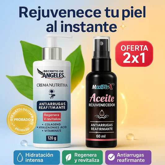 Crema Antiarrugas que ayuda a lucir una piel más suave