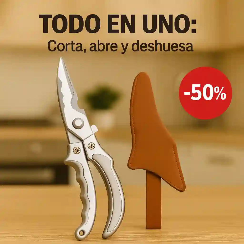 ✂️ Tijeras de Cocina Premium en Acero Inoxidable