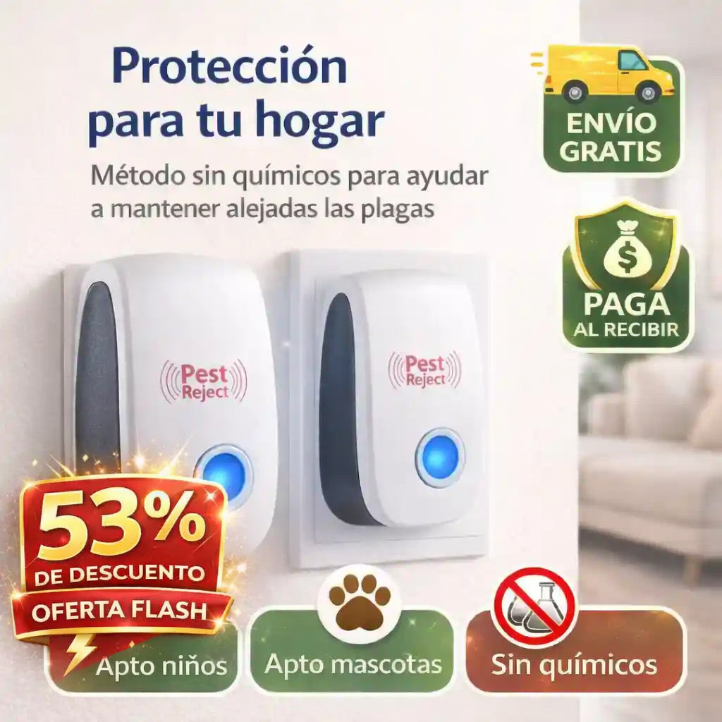 REPELENTE DE PLAGAS RATONES E INSECTOS