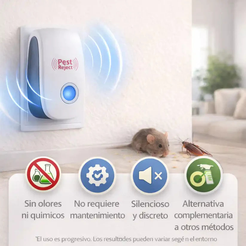 REPELENTE DE PLAGAS RATONES E INSECTOS