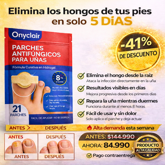 2 x 1 EN PARCHES ANTIHONGOS PARA UÑAS