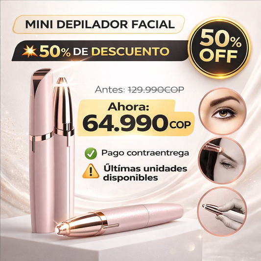 Depilador Facial Mini - Recargable