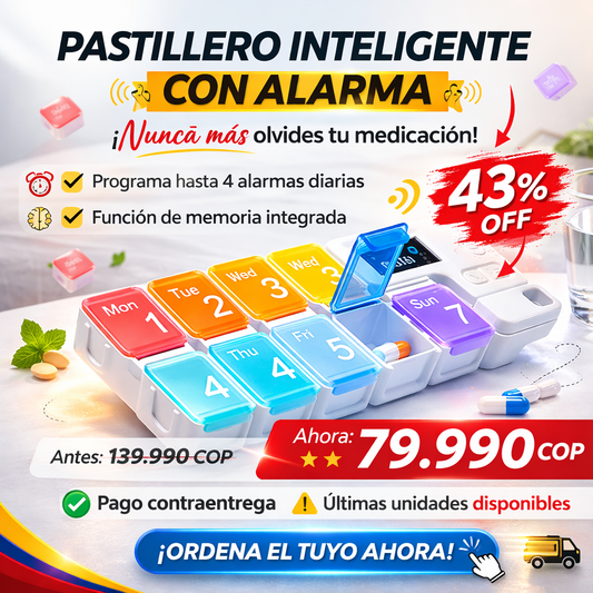 Pastillero Inteligente Con Alarma